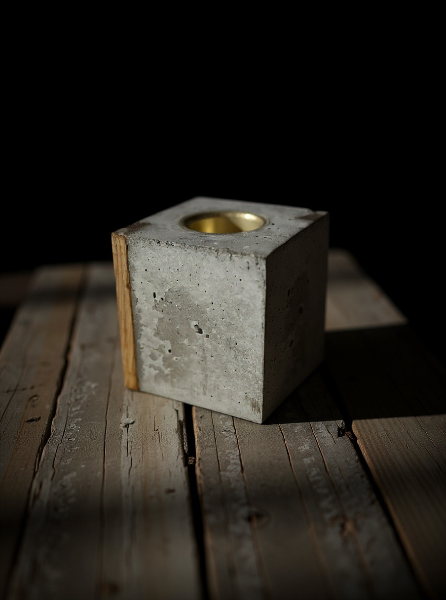 Teelichthalter aus Beton